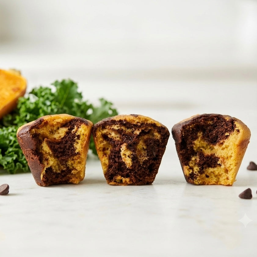 Vanilla Chocolate Swirl Muffins - 24 pack (Port & Manhasset Delivery or Pickup)