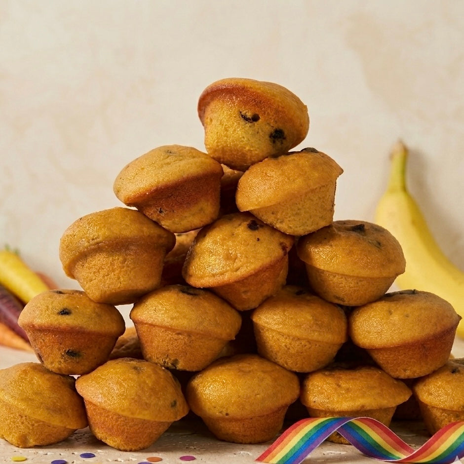 MINI Banana Chocolate Chip Muffins - 24 Minis (Port & Manhasset Delivery or Pickup)