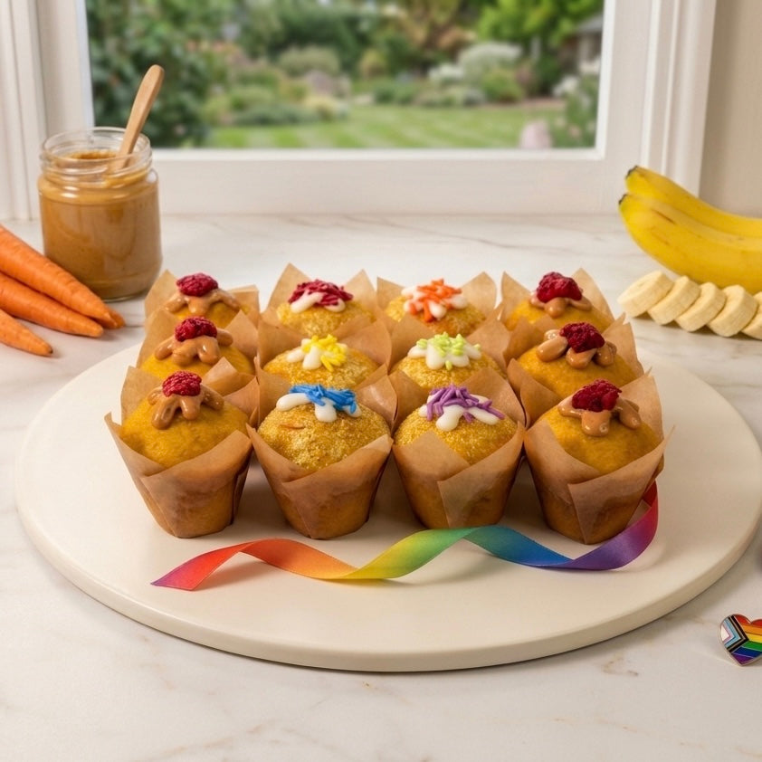 PB+J Muffins + Banana Pride Muffins - 12 pack (Port & Manhasset Delivery or Pickup)