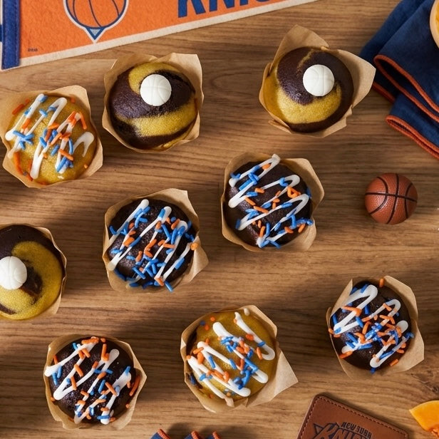 KNICKS - Vanilla Chocolate Swirl Muffins - 12 pack (Port & Manhasset Delivery or Pickup)