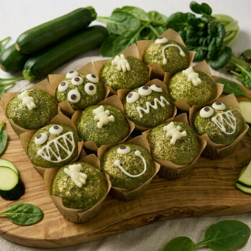 Green Vanilla Monster Muffins - 24 pack (Port & Manhasset Delivery or Pickup)