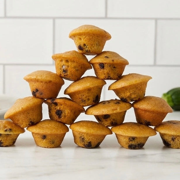 MINI Vanilla Chocolate Chip Muffins - 24 Minis (Port & Manhasset Delivery or Pickup)