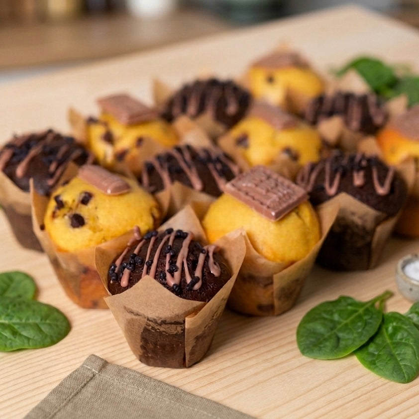 Double Chocolate & Chocolate Chip Pancake Muffins - 24 pack (Port + Manhasset Delivery or Pickup)