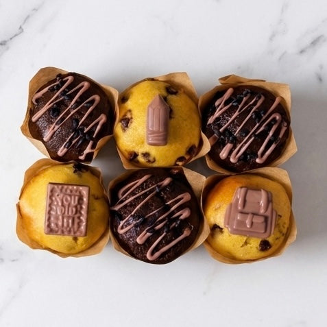 Double Chocolate & Chocolate Chip Pancake Muffins - 6 pack (Port + Manhasset Delivery or Pickup)