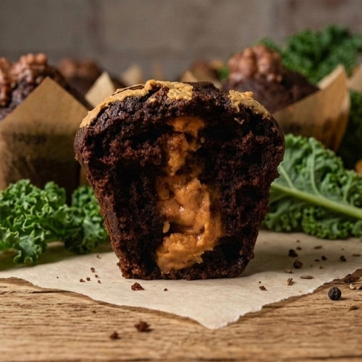 Classic Double Chocolate & PB Muffins - 12 pack (Port & Manhasset Delivery or Pickup)