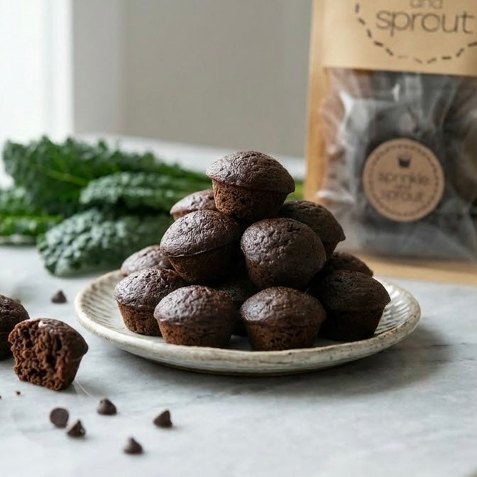 MINI Classic Double Chocolate Muffins - 48 Minis (Port & Manhasset Delivery or Pickup)